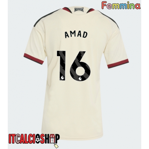 Manchester United Amad Diallo #16 Terza Maglia Femmina 2026-27 Manica Corta